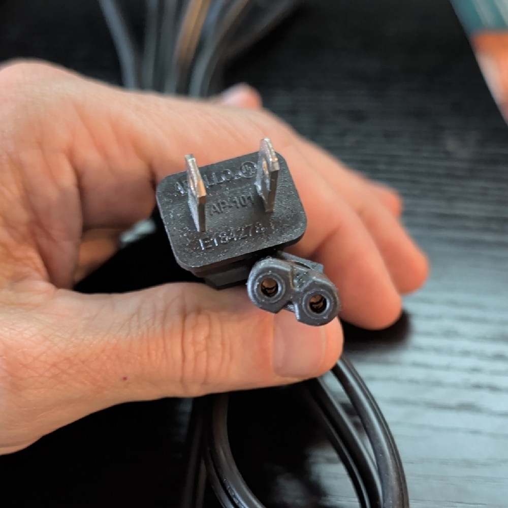 Apollo 2 Prong AC Power Cable - Picture 2 of 2